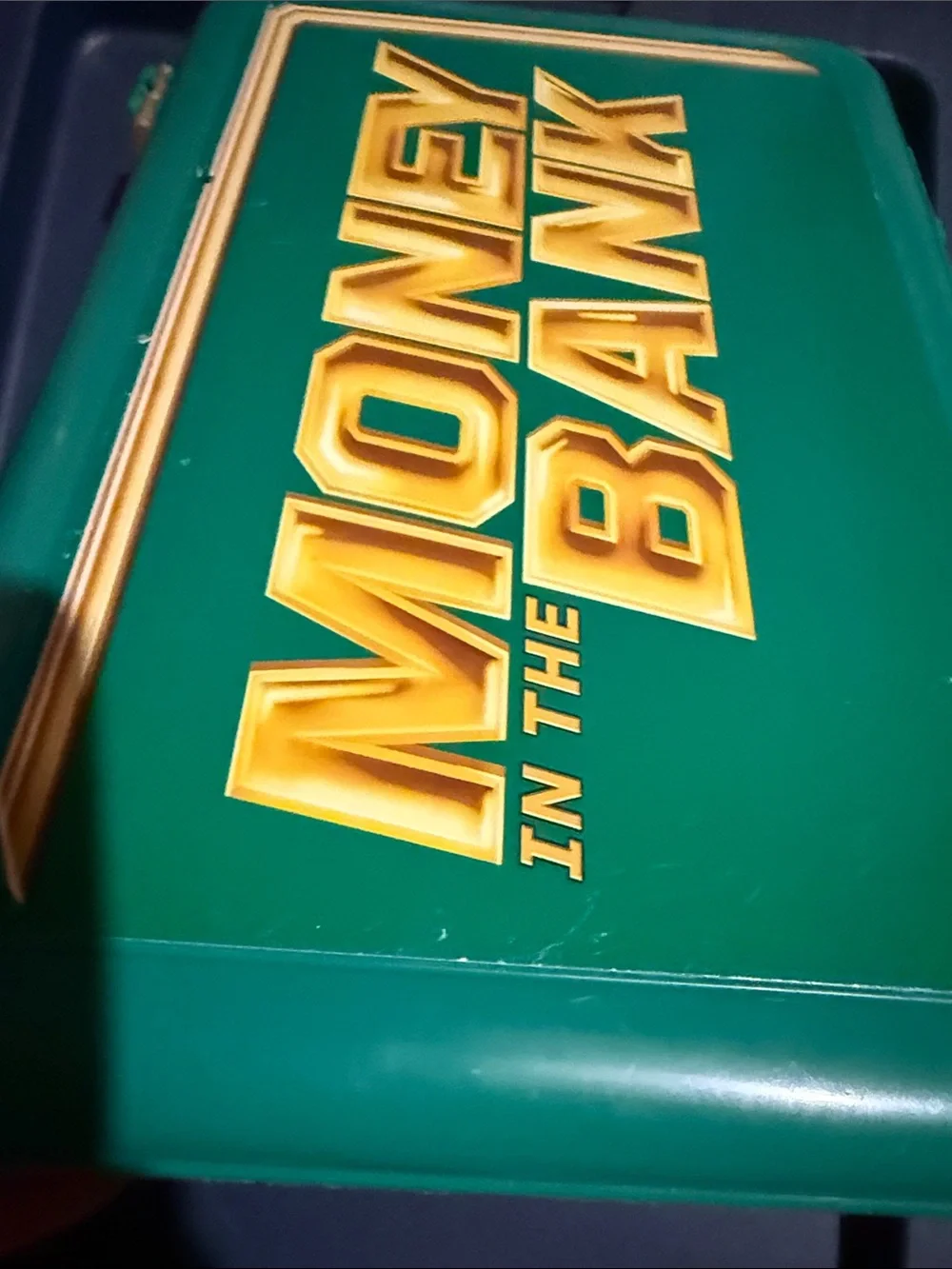 WWE Money in the Bank Green Briefcase| plastic not metal